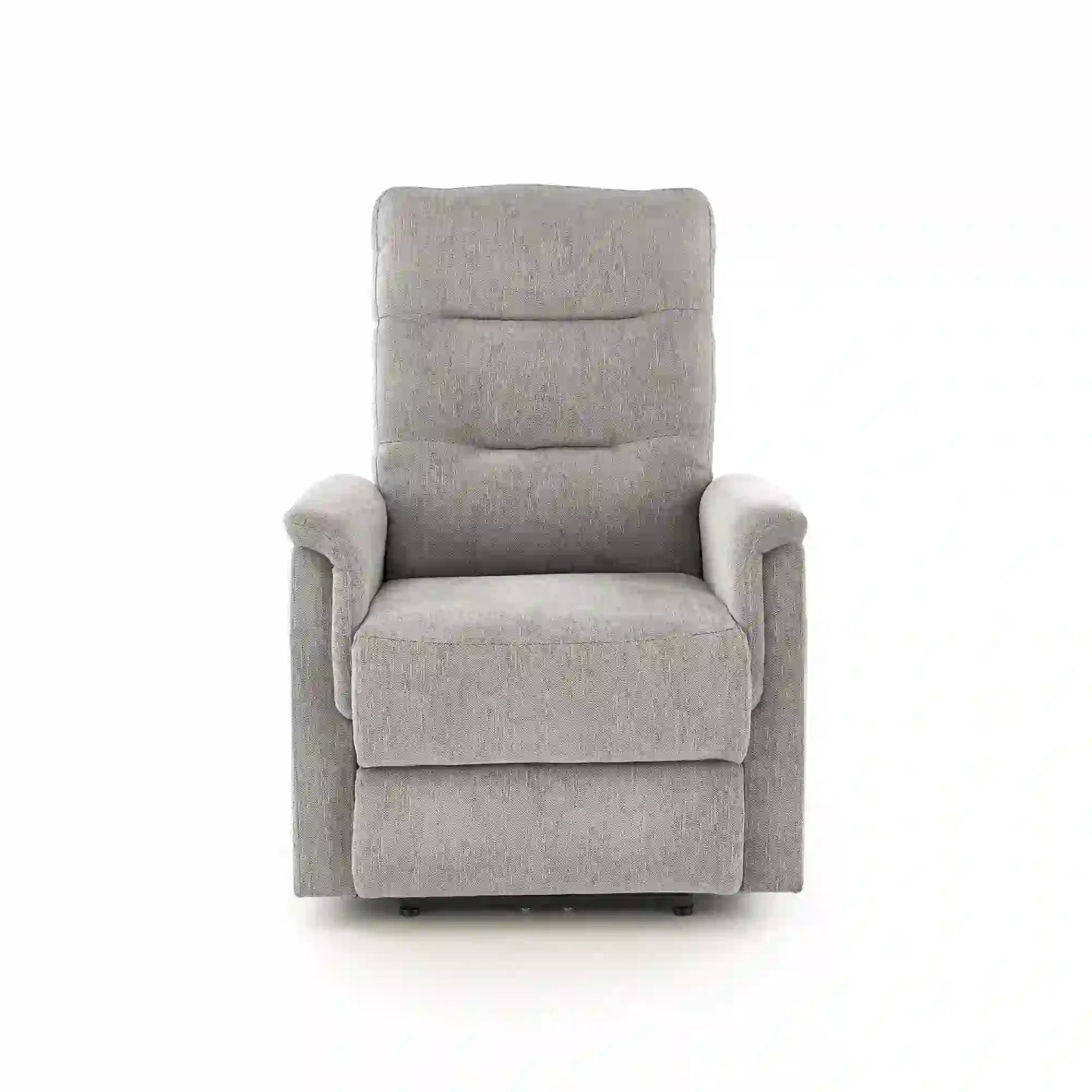 Fotoliu rabatabil JAMAL, stofa clasica, gri - Odin 15, 80x90/160x105 cm