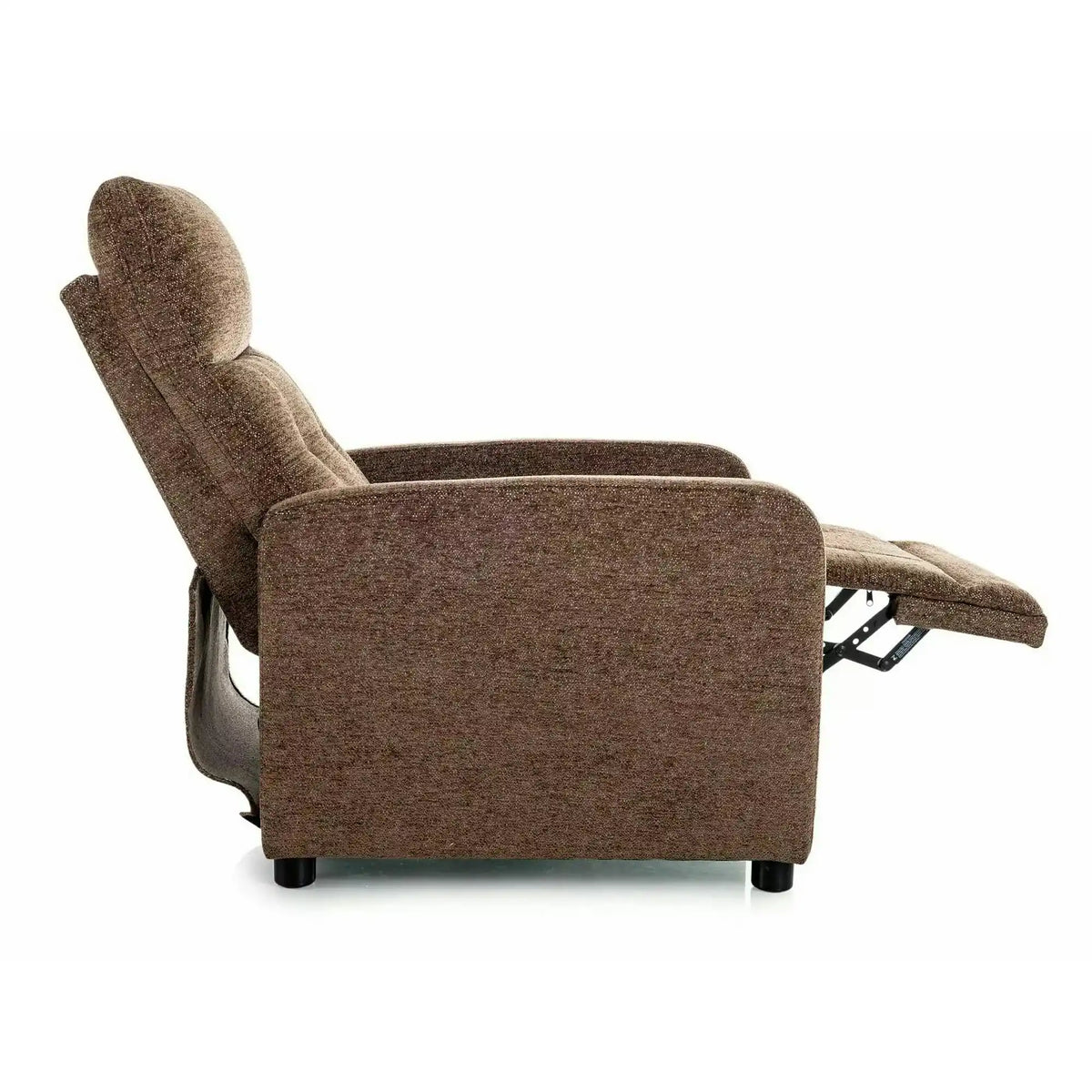 Fotoliu rabatabil OTUS, cappuccino, stofă/metal, 66x53x100 cm