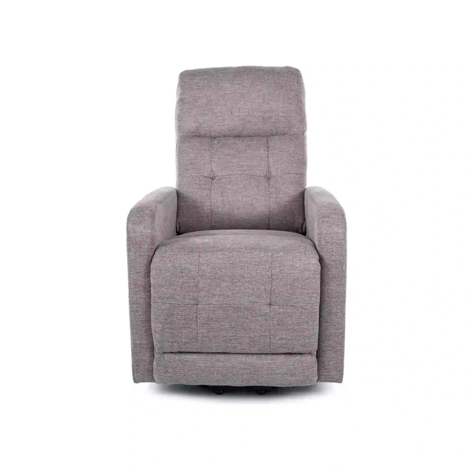 Fotoliu rabatabil OTUS II, stofa clasica gri deschis - Brego 07, 66x92/144x100 cm