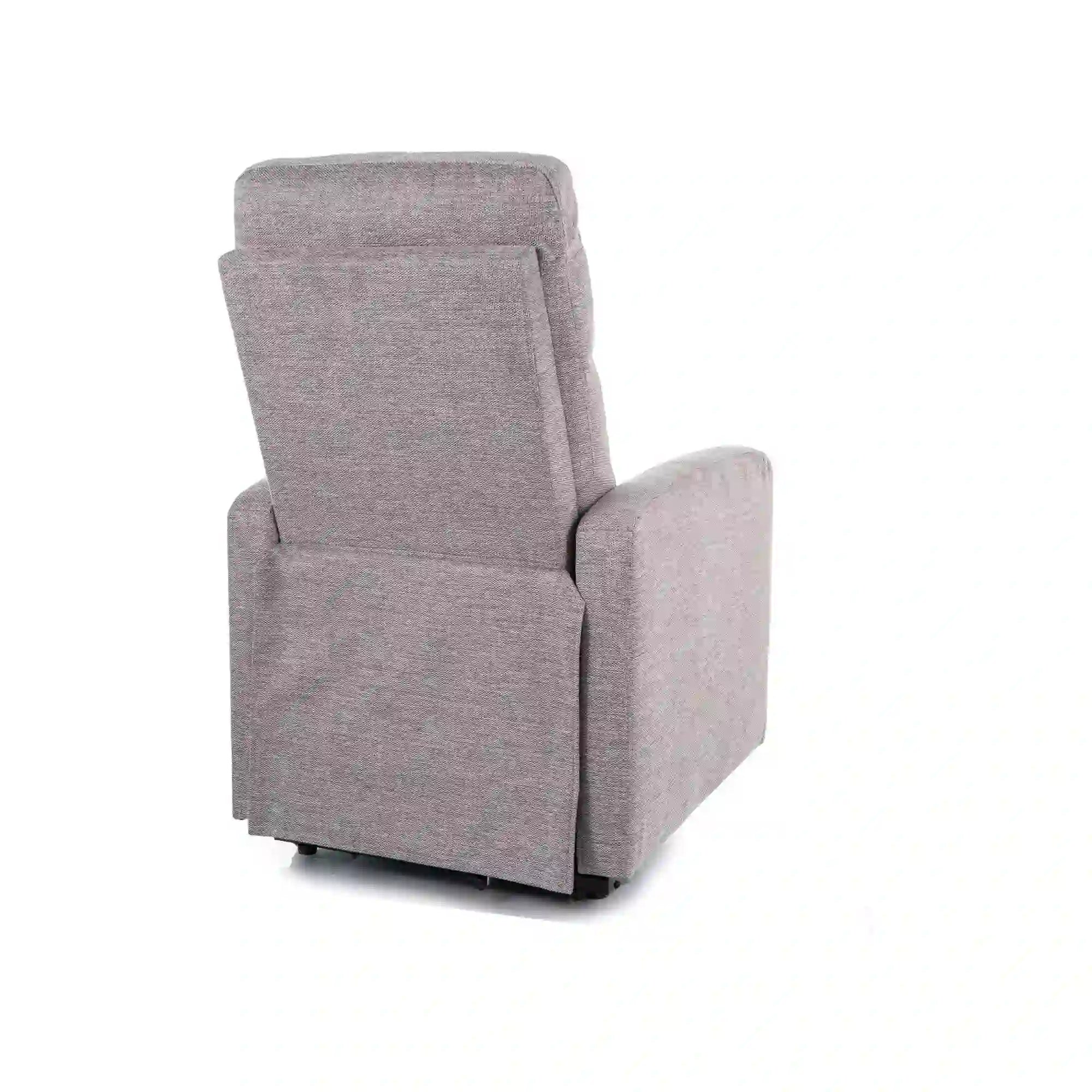 Fotoliu rabatabil OTUS II, stofa clasica gri deschis - Brego 07, 66x92/144x100 cm