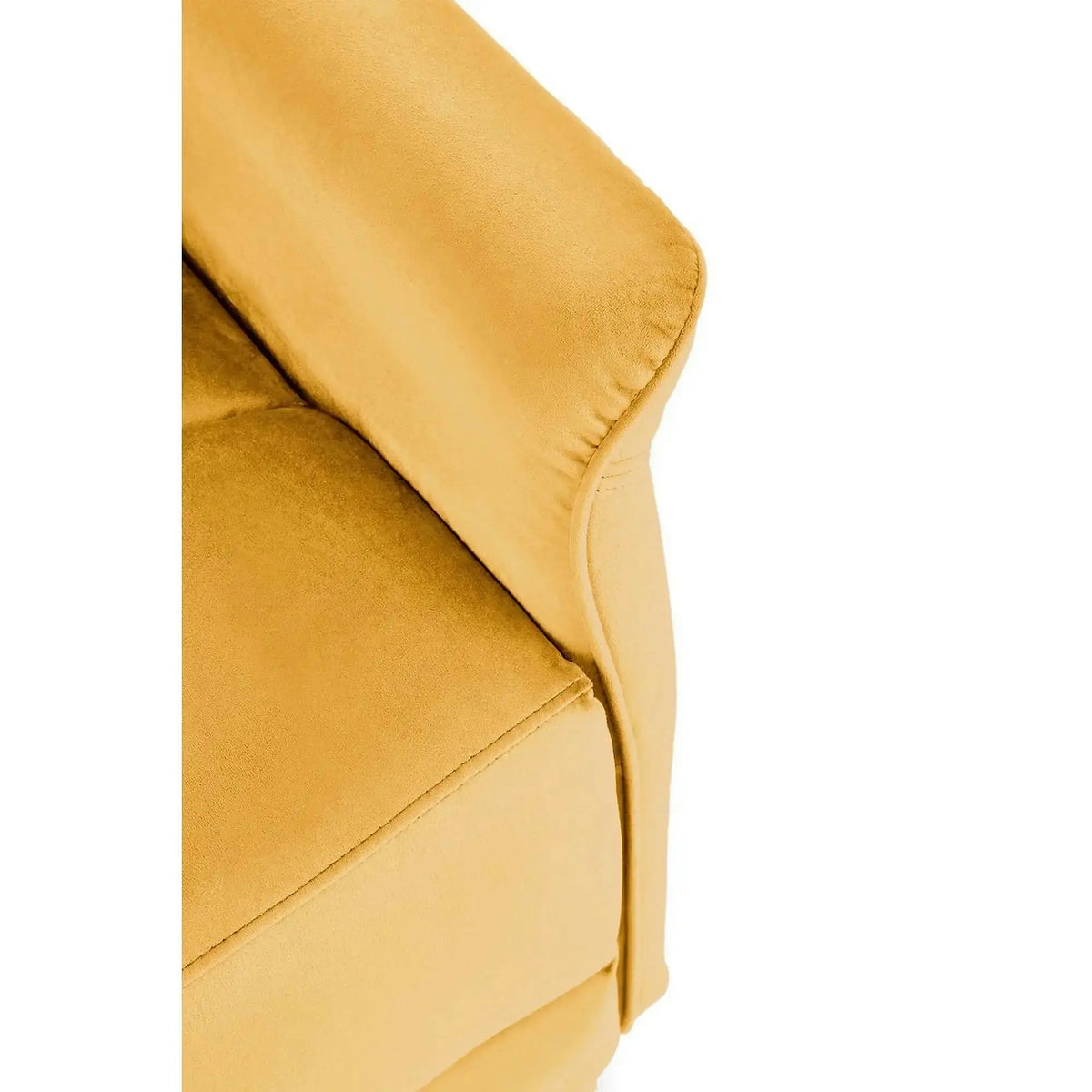 Fotoliu rabatabil SEMIR, galben/negru, stofa catifelata/metal, 80x90/170x92/108 cm