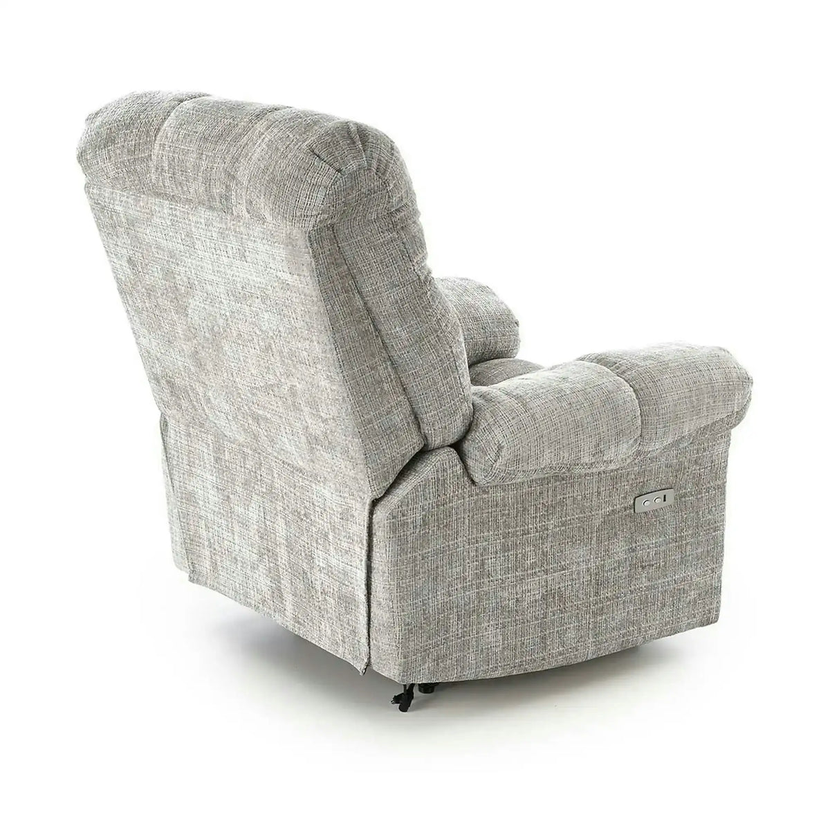 Fotoliu recliner AMORE, gri, stofa, 105x100x86 cm