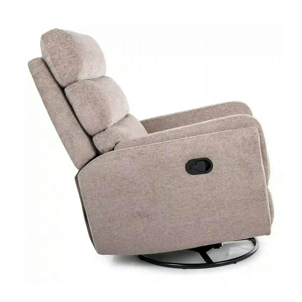 Fotoliu recliner ARGOS, stofa clasica bej inchis - Raven 30, 78x84/162x107 cm