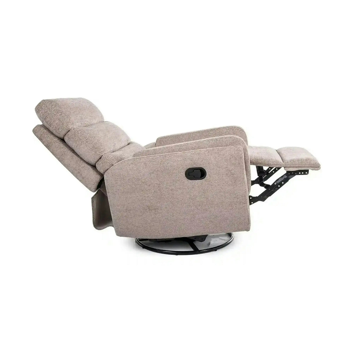 Fotoliu recliner ARGOS, stofa clasica bej inchis - Raven 30, 78x84/162x107 cm