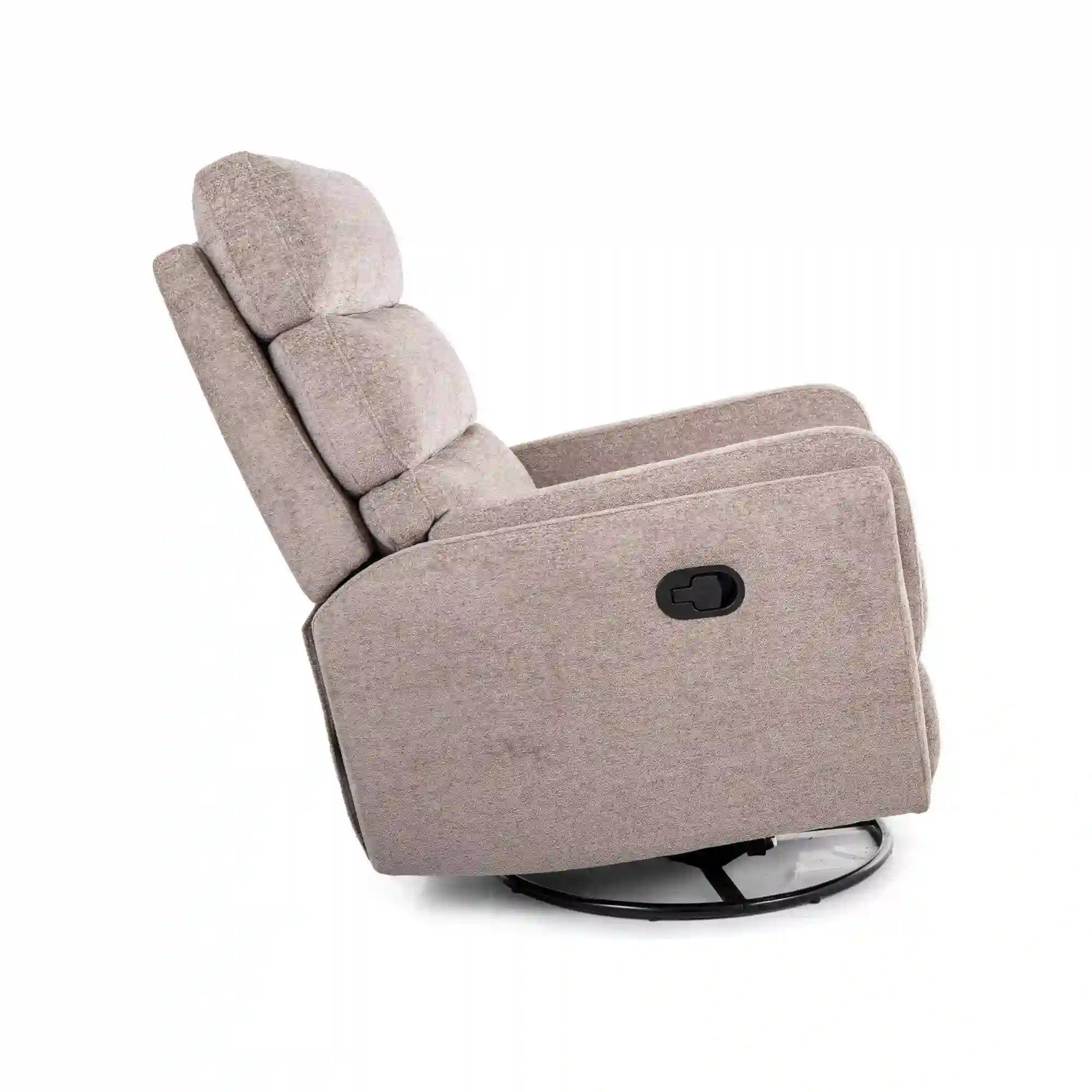 Fotoliu recliner ARGOS, stofa clasica bej inchis - Raven 30, 78x84/162x107 cm