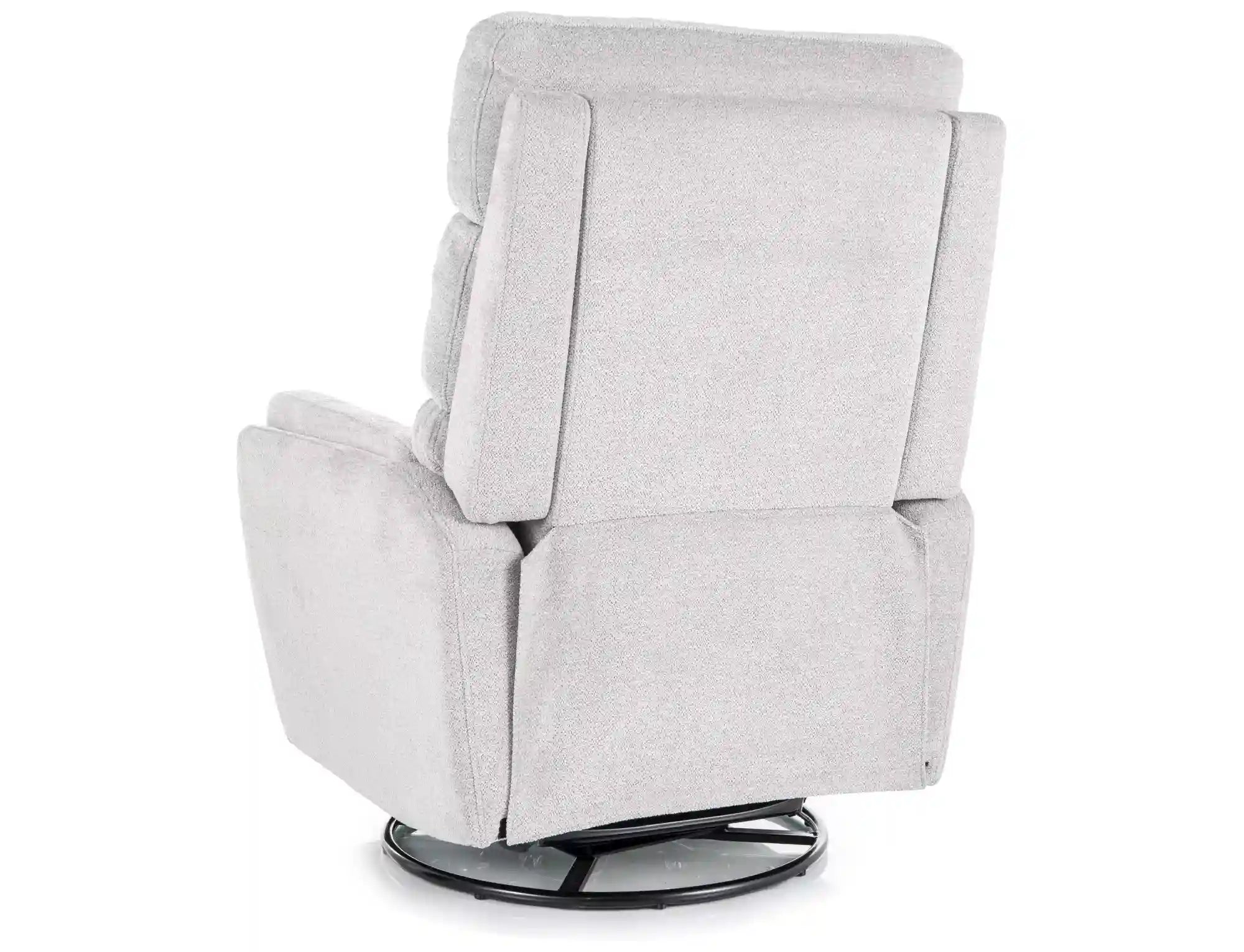 Fotoliu recliner ARGOS, stofa clasica gri - Raven 07, 78x82/162x107 cm