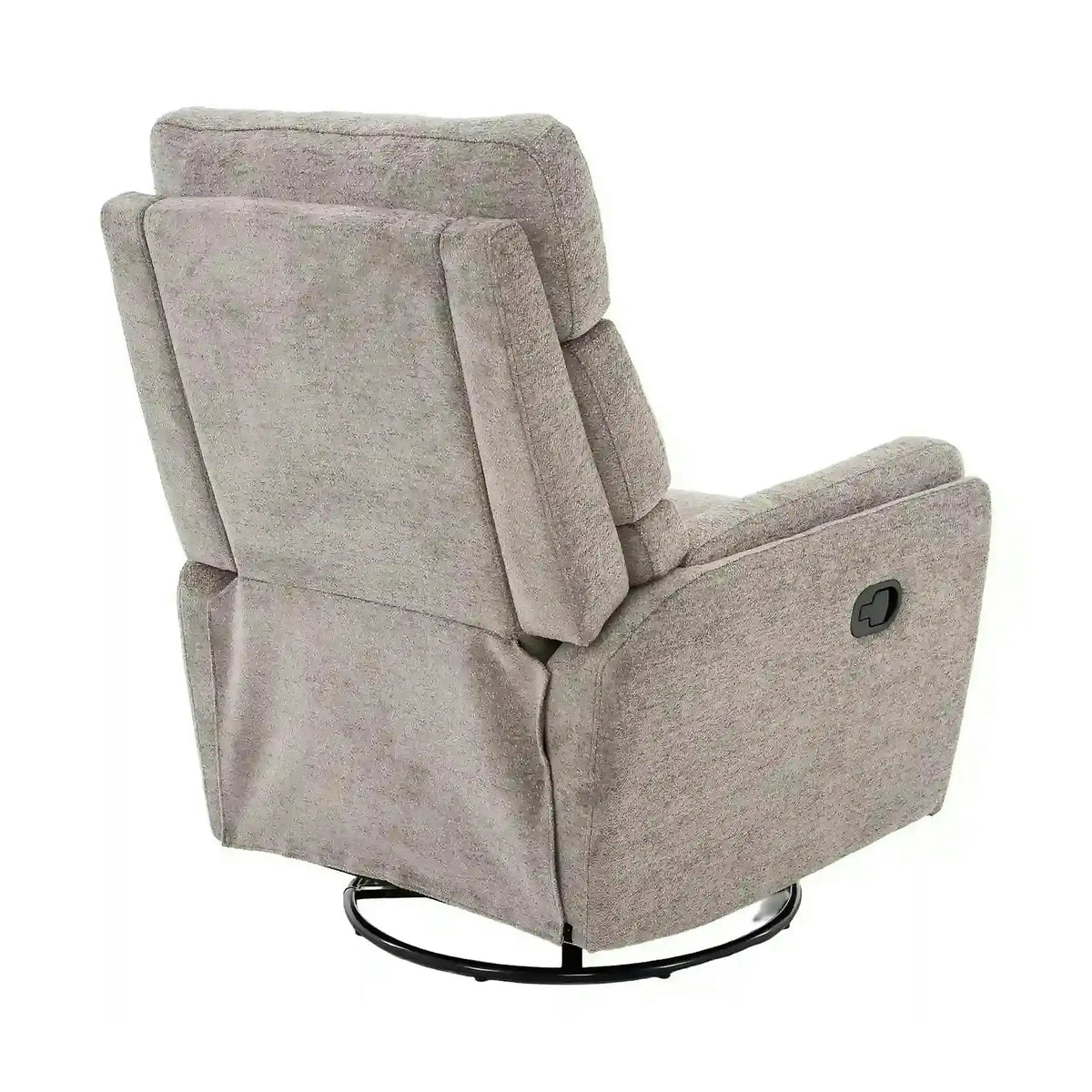 Fotoliu recliner ARGOS, stofa clasica gri - Raven 07, 78x84/162x107 cm