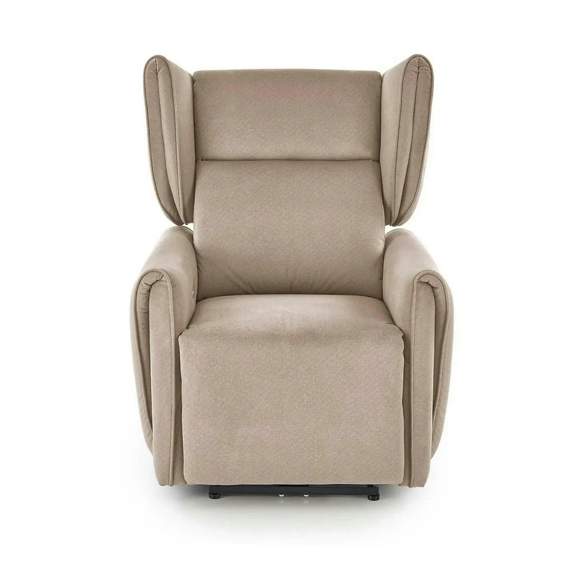 Fotoliu recliner GELATO, bej, stofa clasica, 83x91/161x95/109 cm