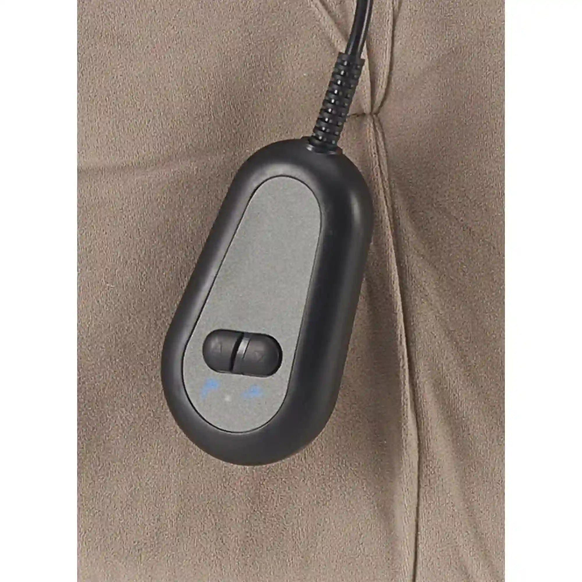 Fotoliu recliner HORTON, stofa catifelata bej - Mavel 38, 80x97/158x90/105 cm