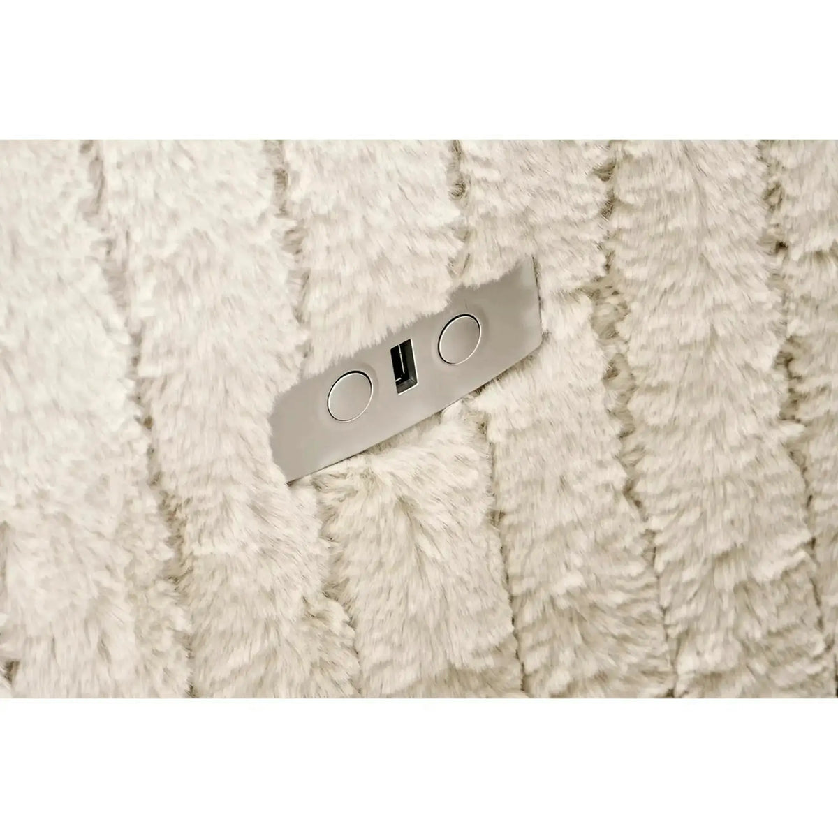 Fotoliu recliner PEGAS, stofa bej, 110x100/170x108/81 cm