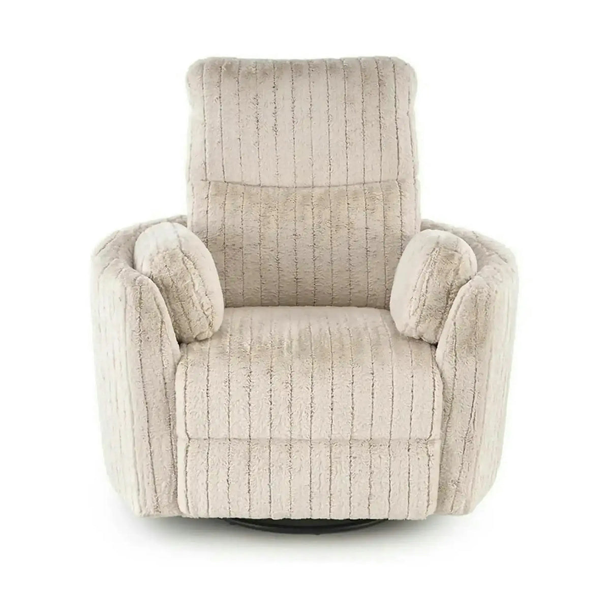 Fotoliu recliner PEGAS, stofa bej, 110x100/170x108/81 cm