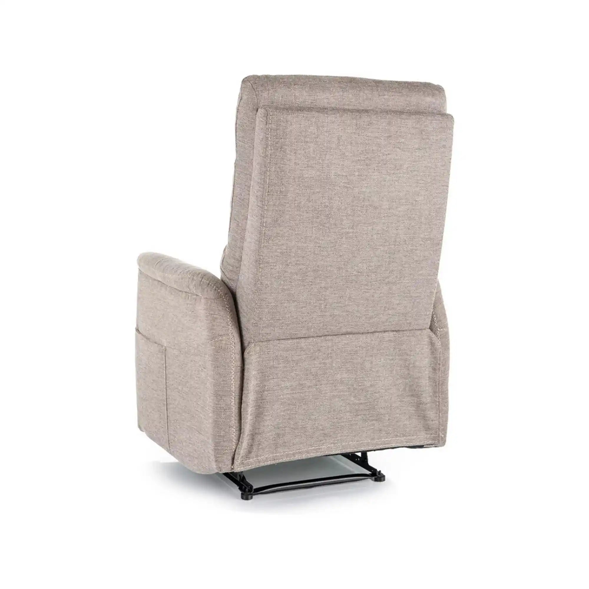 Fotoliu recliner SOLON M, stofa clasica bej - Brego 34, 74x86/162x106 cm