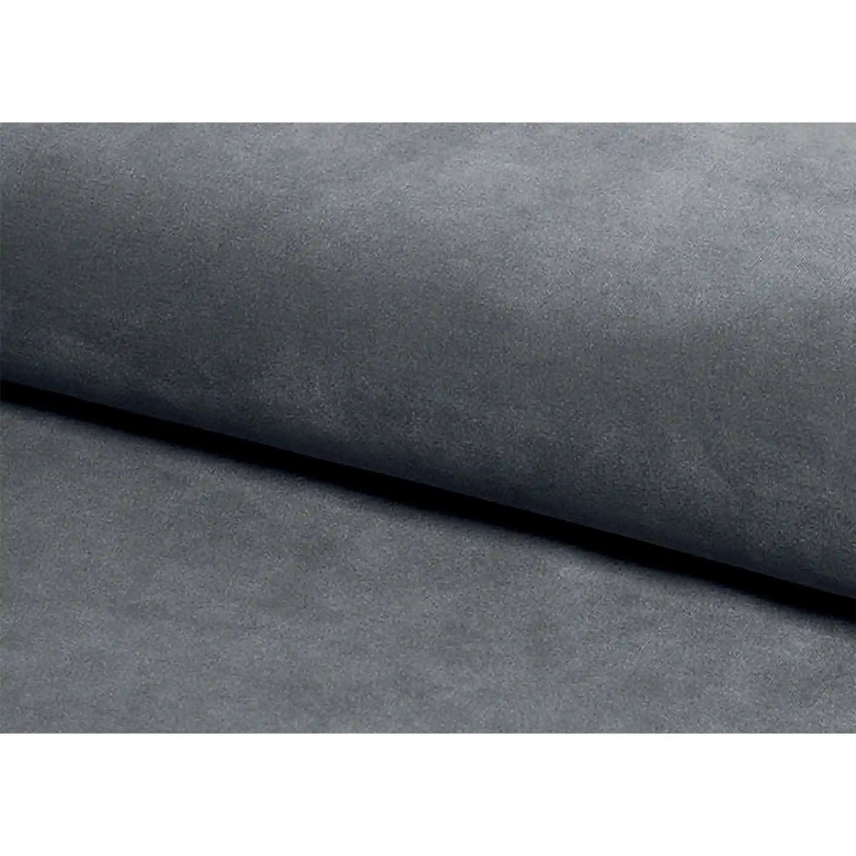 Fotoliu recliner SPENCER 1, gri/negru, stofa catifelata/metal, 80x94/164x101 cm