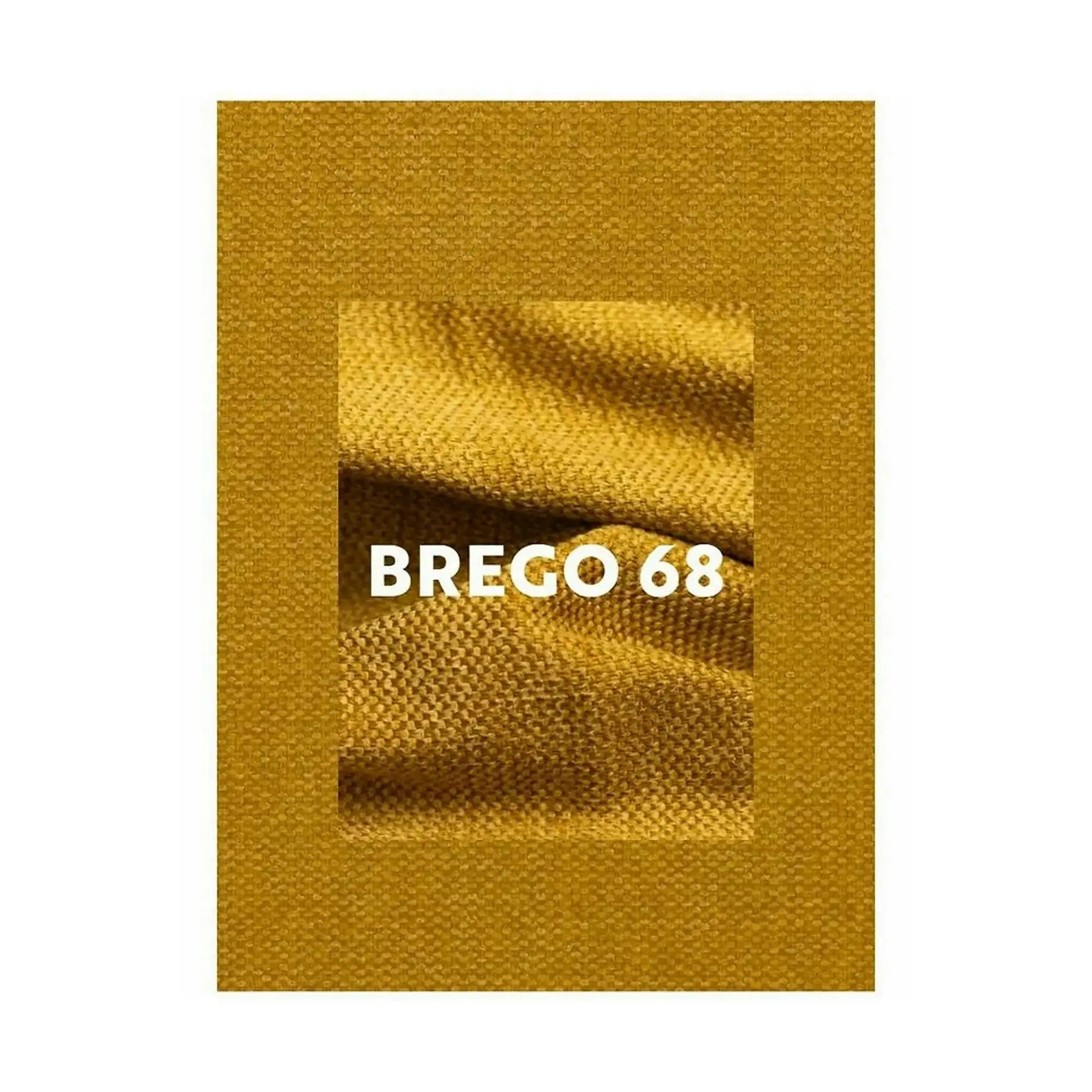 Fotoliu rotativ BRIGITTE, stofa clasica galben - Brego 68, 77x87x83 cm