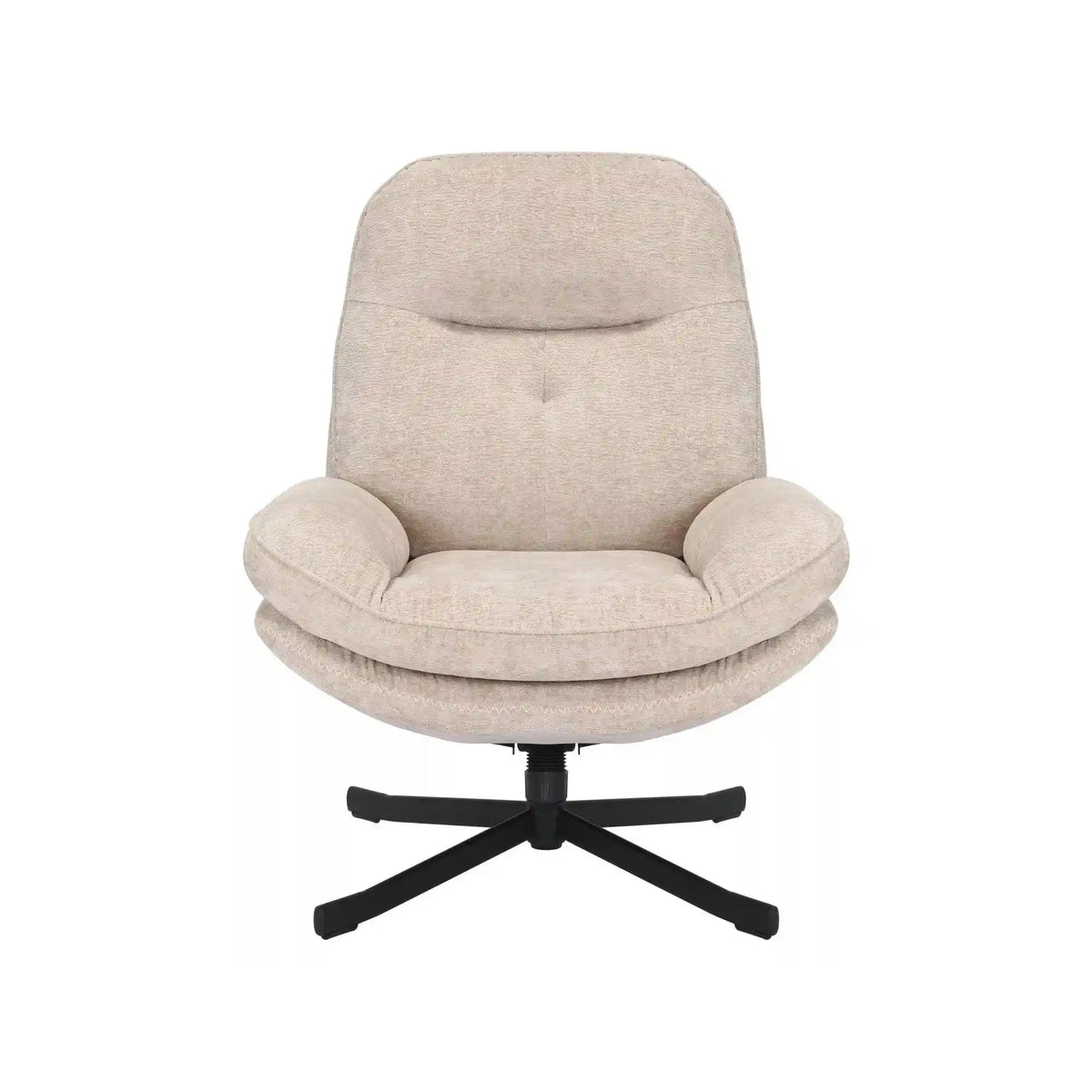 Fotoliu rotativ HARPER, stofa bej - Tap 241, 77x83x101 cm