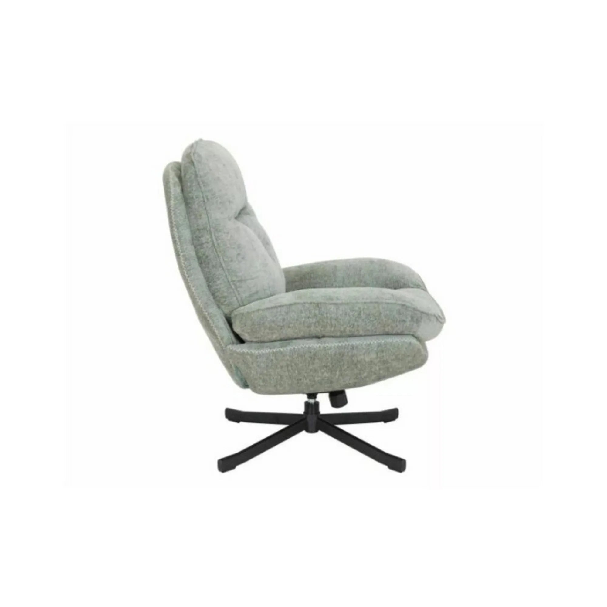 Fotoliu rotativ HARPER, stofa gri - Tap 238, 77x83x101 cm