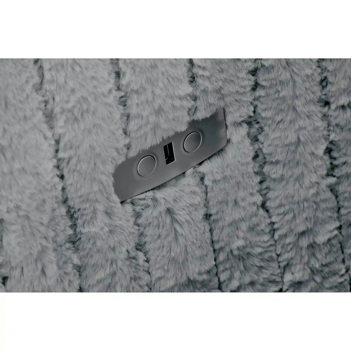 Fotoliu rotativ PEGAS, gri, stofa/metal, 110x100/170x108/81 cm