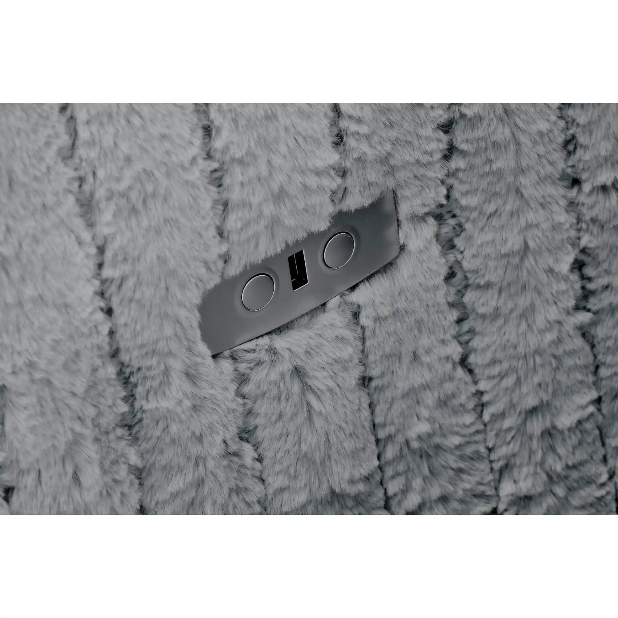Fotoliu rotativ PEGAS, gri, stofa/metal, 110x100/170x108/81 cm