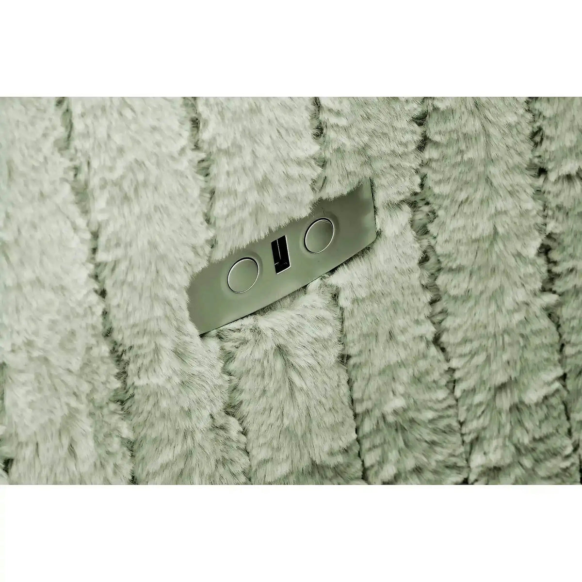 Fotoliu rotativ PEGAS, verde menta, stofa/metal, 110x100/170x108/81 cm