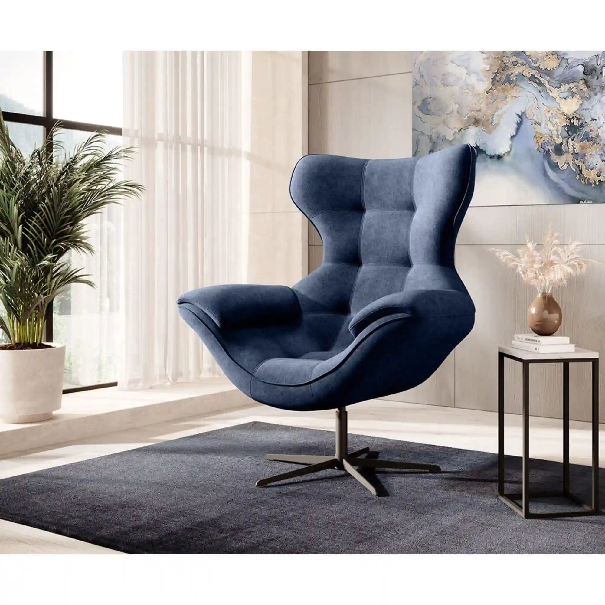 Fotoliu rotativ YOGA, personalizabil materiale gama Premium, 103x84x119 cm