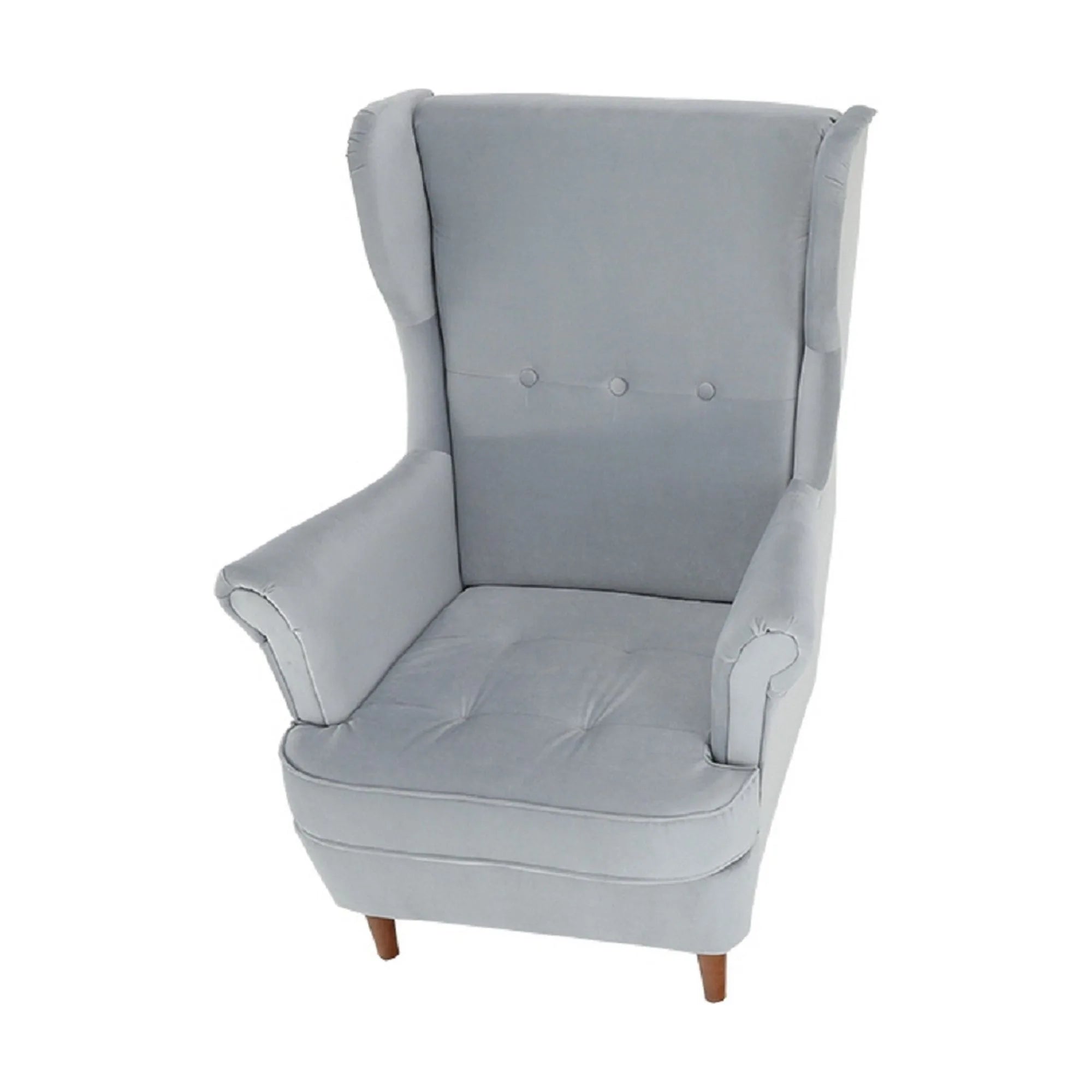 Fotoliu RUFINO, stofa gri deschis - Paros 5, 85x90x105 cm