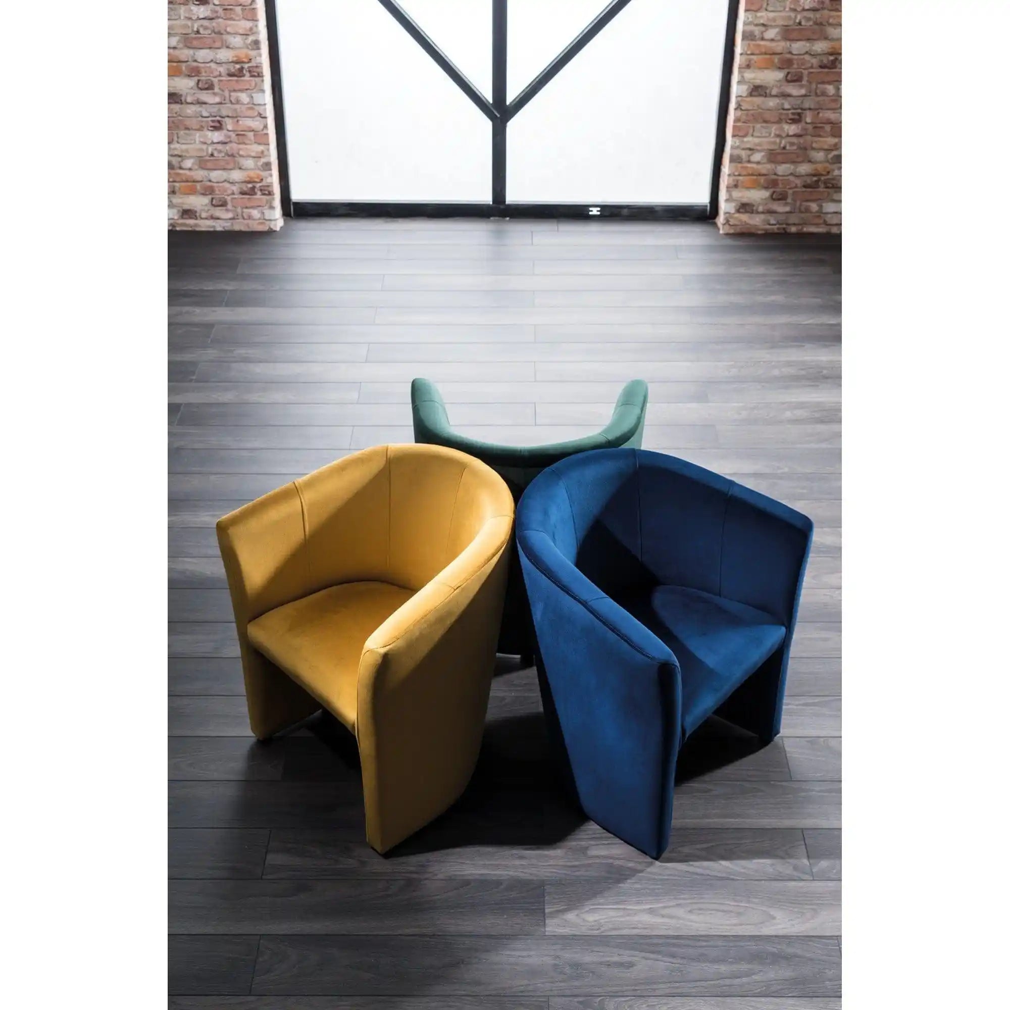 Fotoliu TM-1, stofa catifelata turcoaz - Bluvel 85, 67x60x76 cm