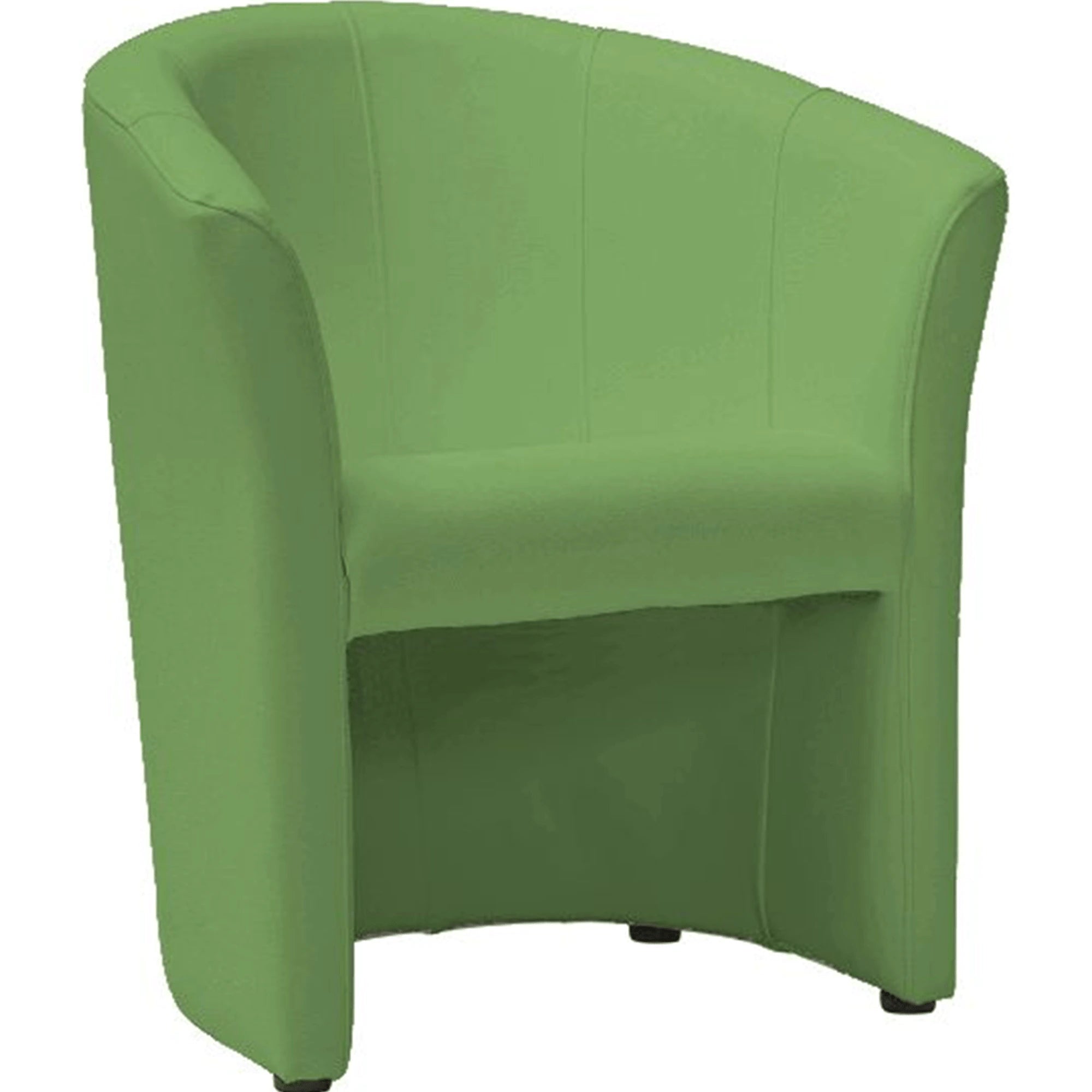 Fotoliu TM-1, verde, piele ecologica, 67x60x76 cm