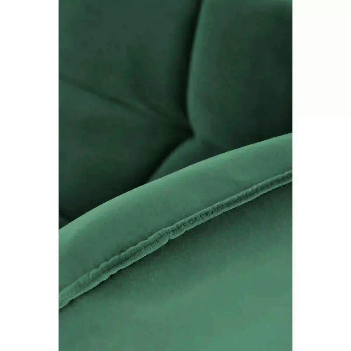 Fotoliu verde inchis BELTON, stofa catifelata/otel, 74x73x78 cm
