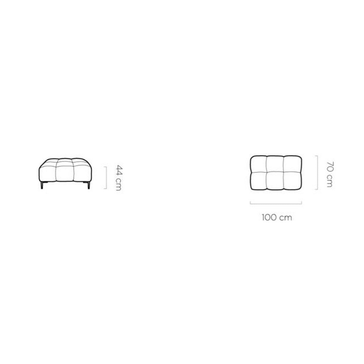 Taburet PLAZA, personalizabil materiale gama Premium, 100x70x44 cm