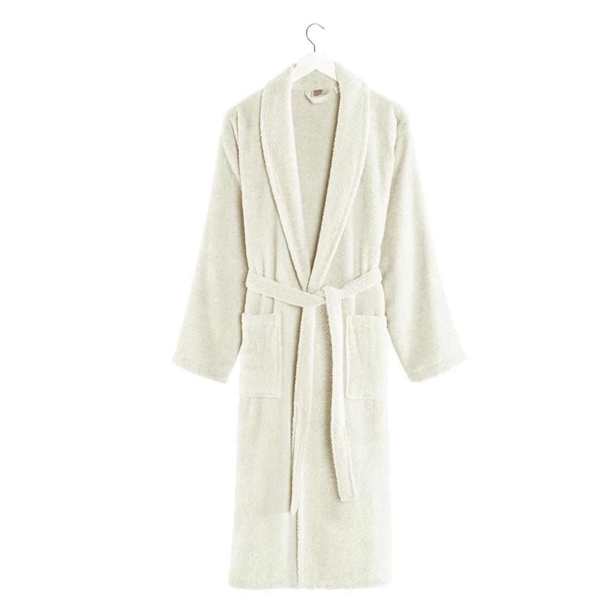 Halat baie HORECA, crem deschis, bumbac, marime M/L