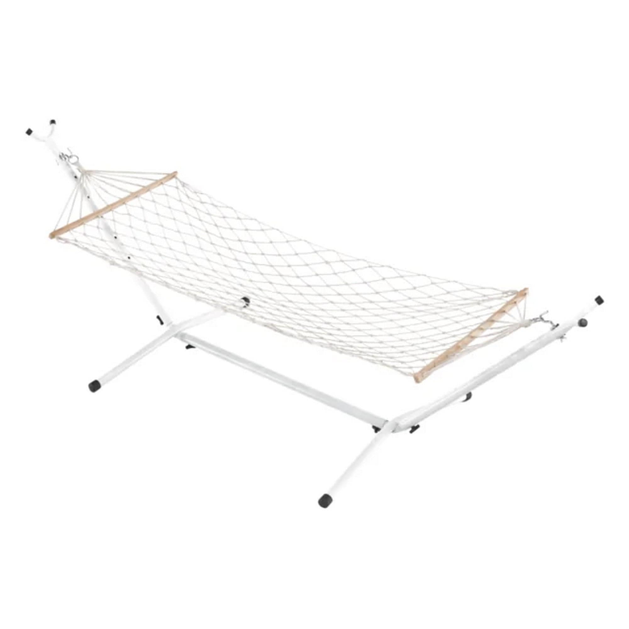 Hamac ATIKA NEW TYP 2, alb, bumbac/otel