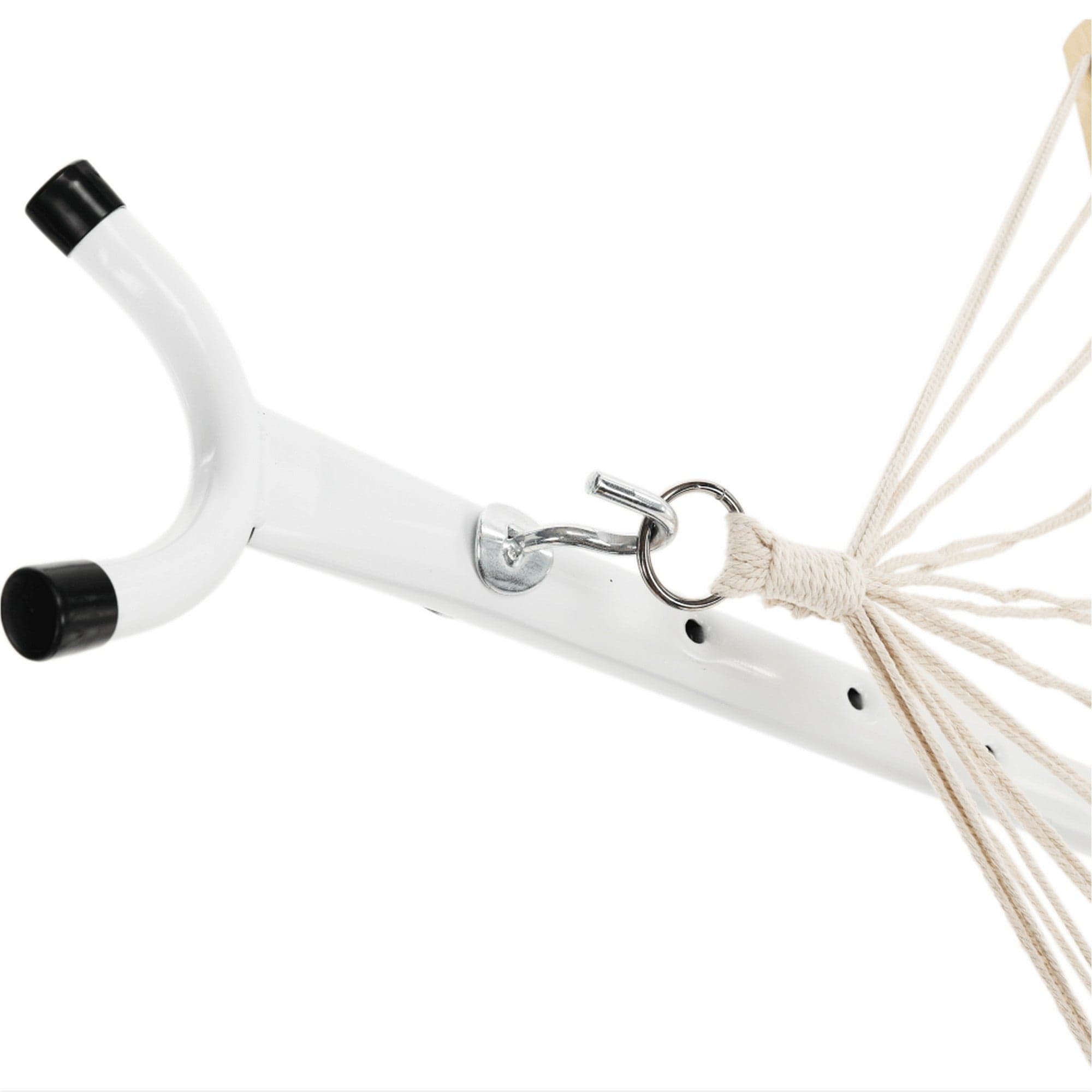 Hamac ATIKA NEW TYP 2, alb, bumbac/otel