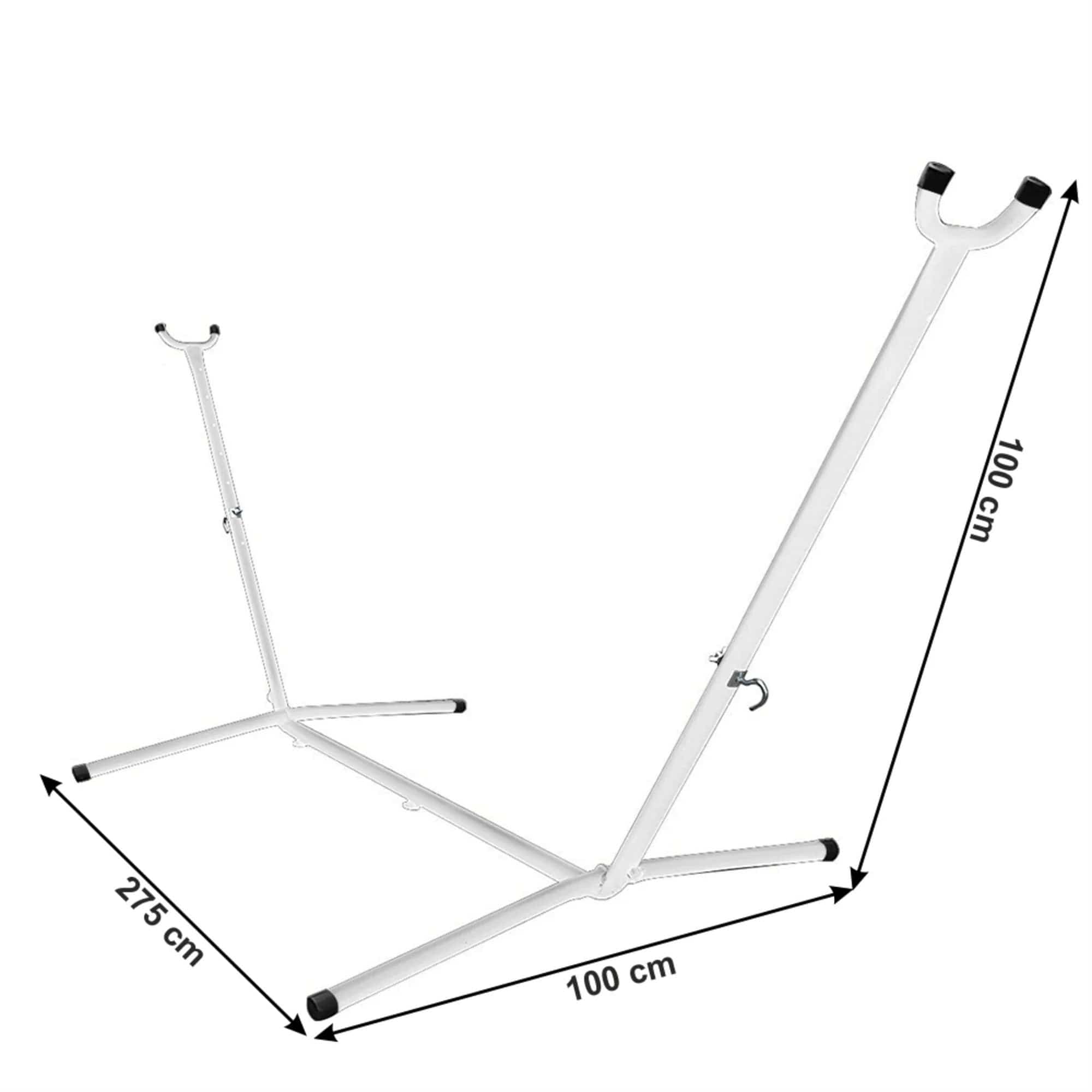 Hamac ATIKA NEW TYP 2, alb, bumbac/otel