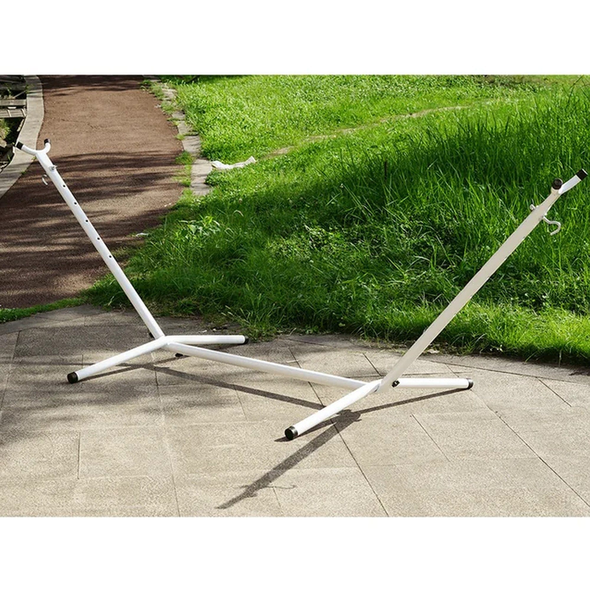 Hamac ATIKA NEW TYP 2, alb, bumbac/otel