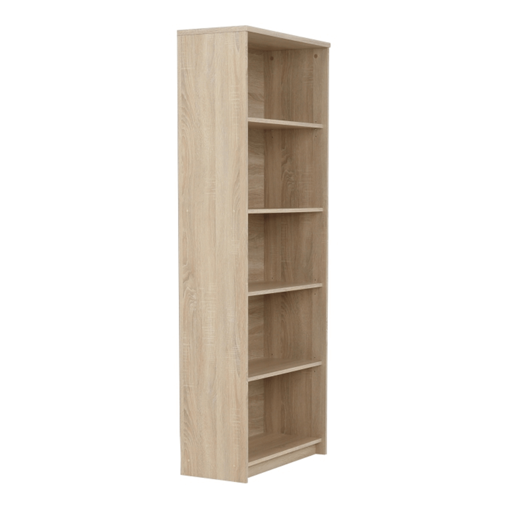 Biblioteca JOHAN 2 NEW 04, stejar sonoma, PAL melaminat, 73x34x186 cm