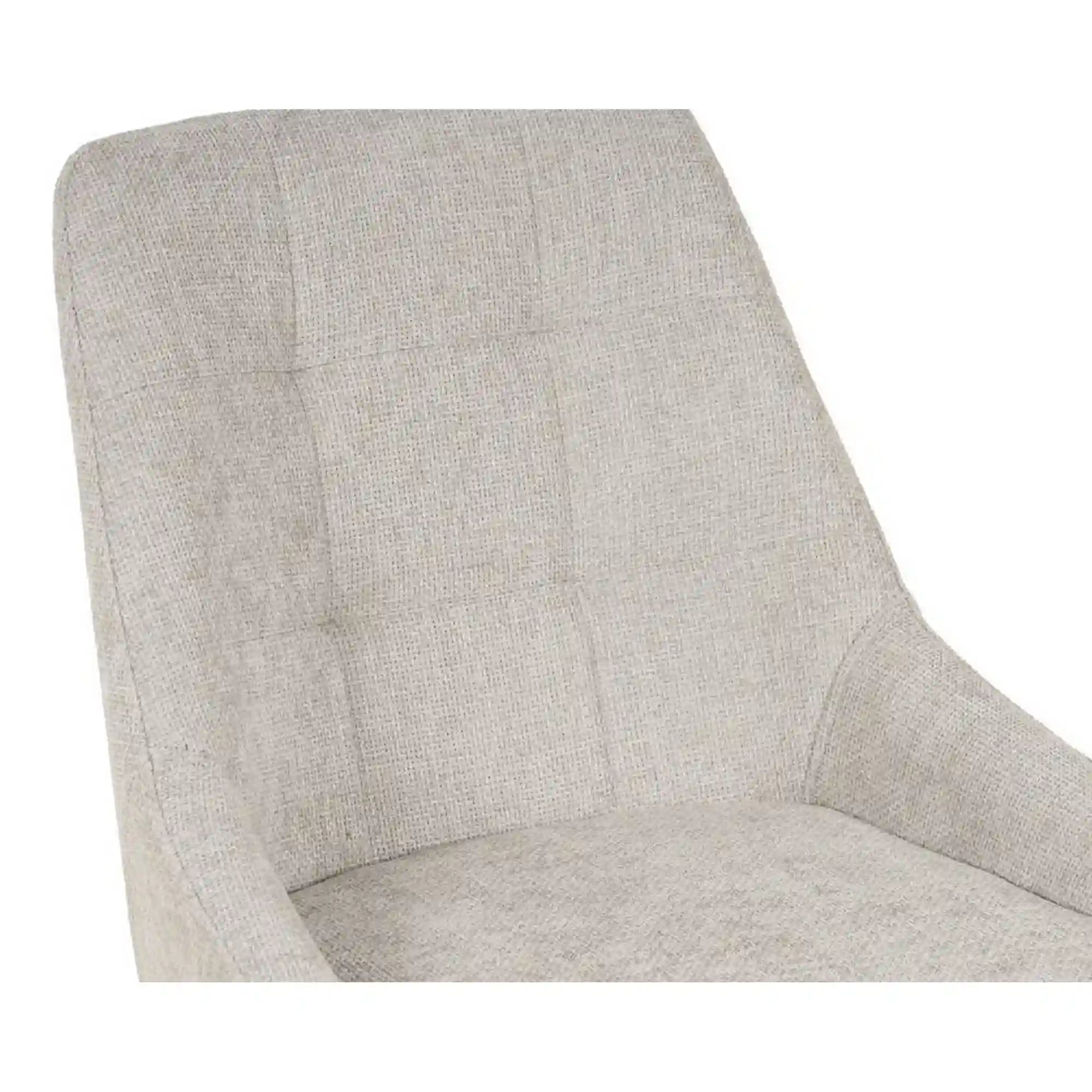 Scaun KENT, grej/negru, stofa clasica/metal, 50x60x84 cm