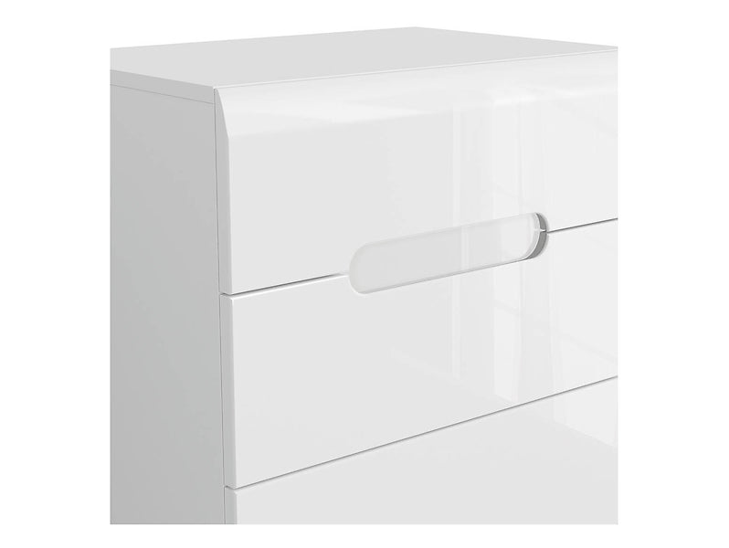 Comoda AZTECA TRIO, alb, PAL, 60x41x104 cm