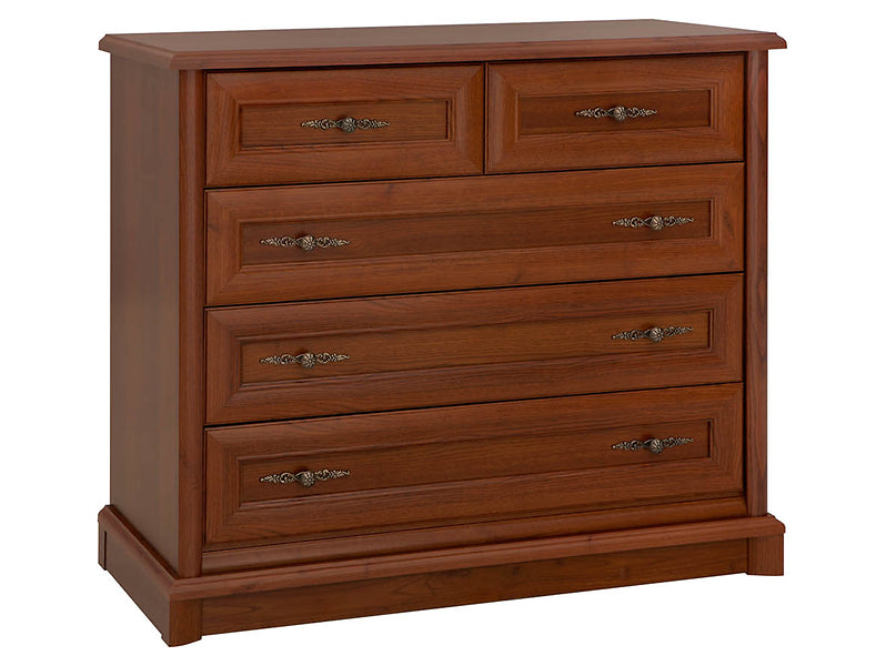 Comoda TV KENT EKOM5S, castan, PAL, 101x45x91 cm