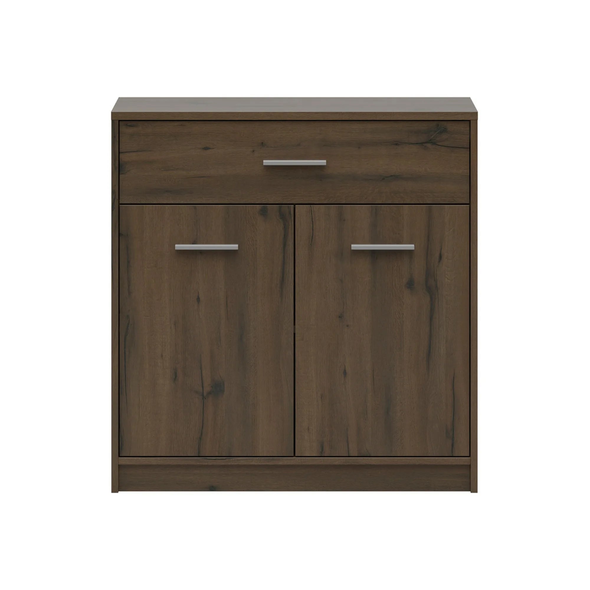 Comoda NEPO PLUS, stejar nobil, PAL laminat, 80x34x84 cm