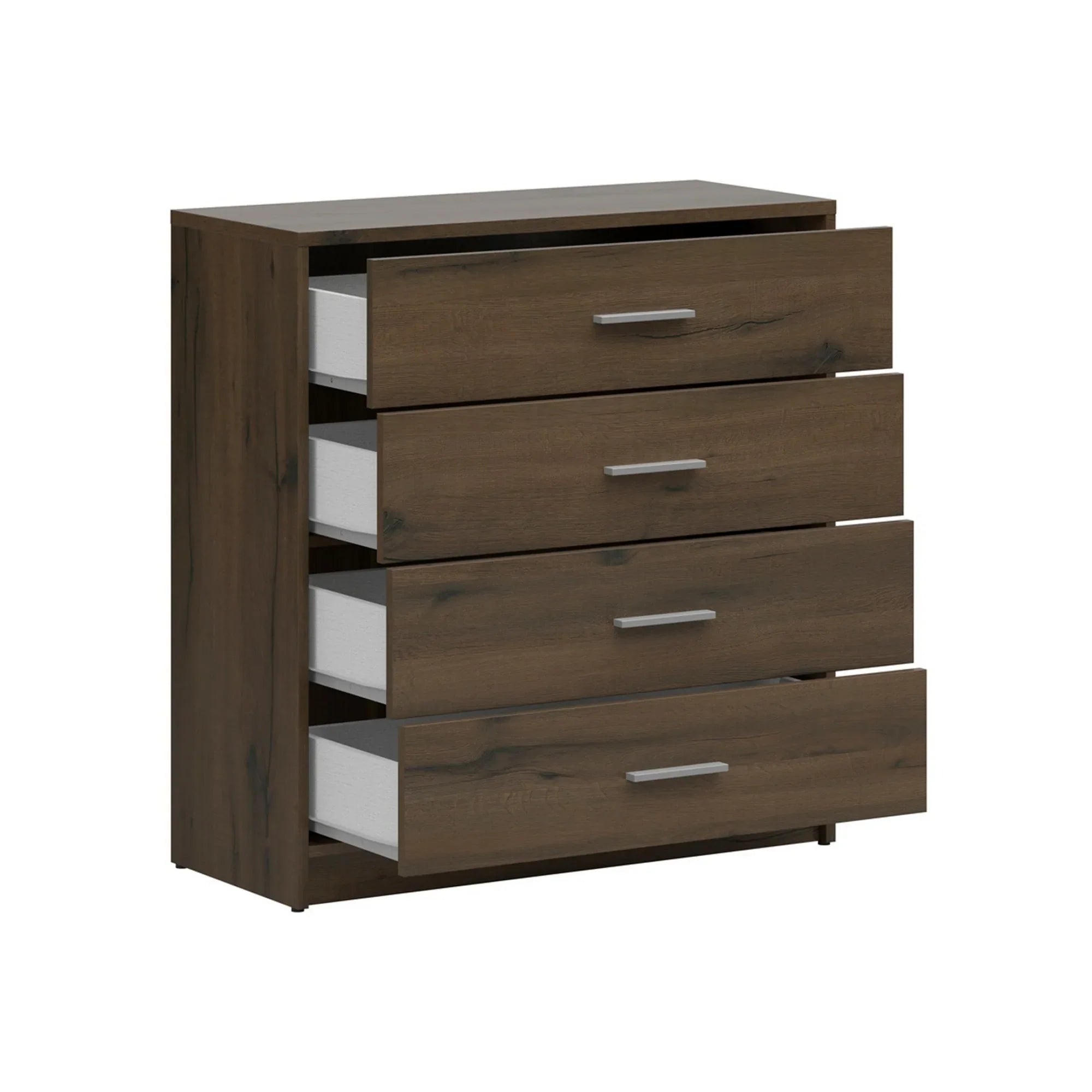 Comoda NEPO PLUS, stejar nobil, PAL laminat, 80x34x84 cm