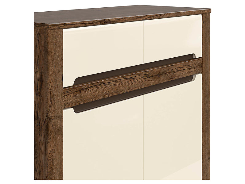 Comoda RUSO KOM2D2S, nuc/bej, PAL, 104x46x99 cm