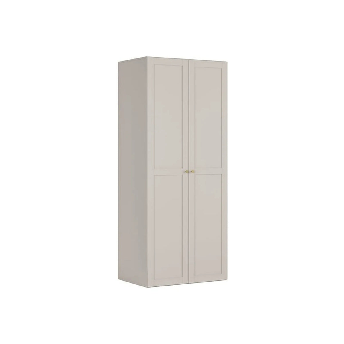 Dulap FLEX, casmir/auriu, PAL, cu 2 usi, 100x66x240 cm