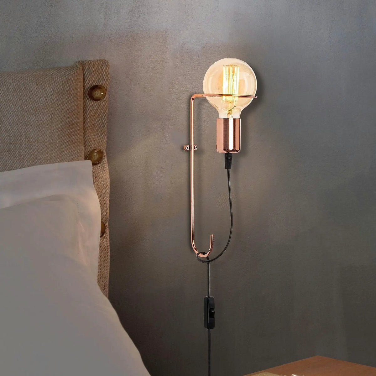 Lampa perete 3661, bronz, metal, 9x15x30 cm