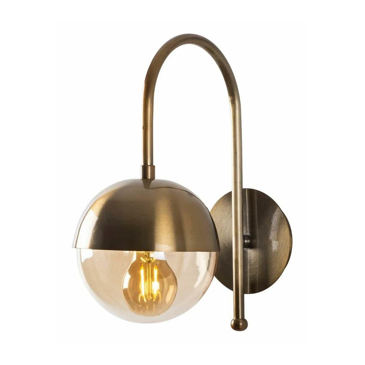 Lampa perete KARSOR 3301, auriu, metal/sticla, 15x25x30 cm