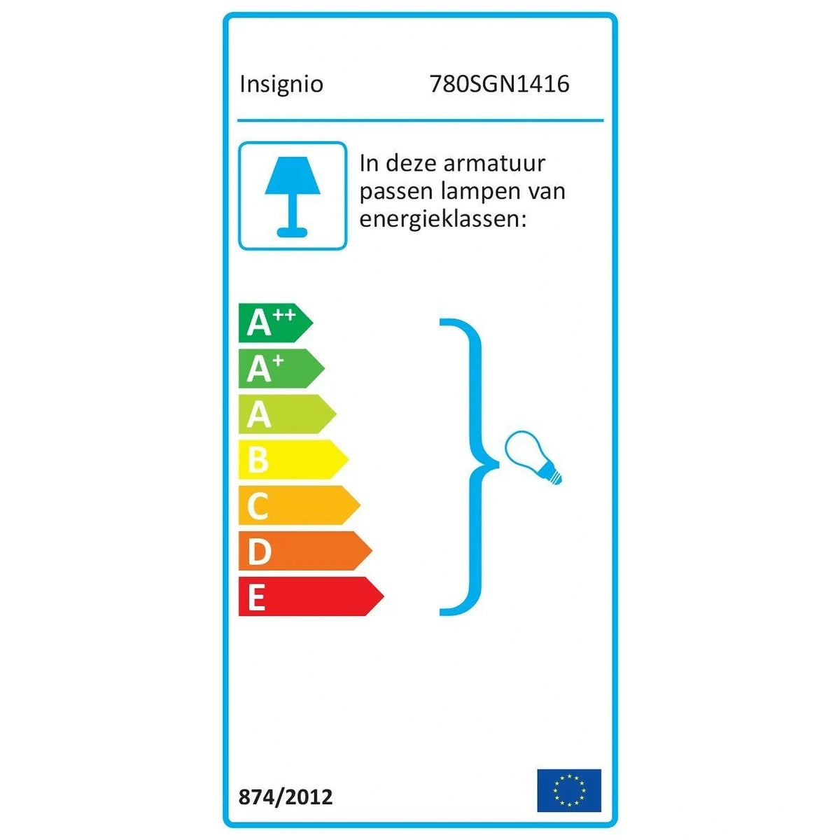 Lampadar AYD-1208, bej/crem, MDF/PVC, 38x140 cm