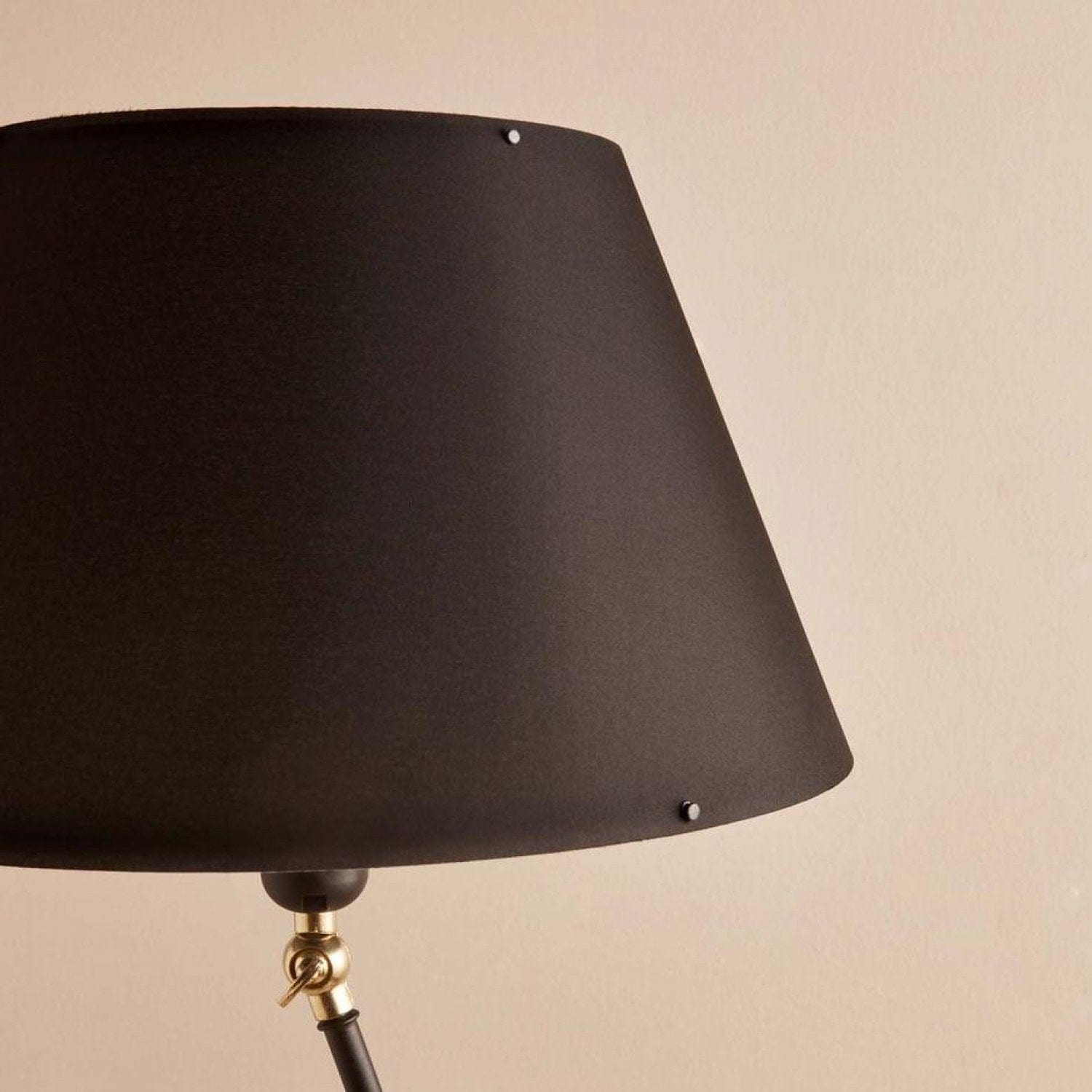 Lampadar AYD-3477, negru, PVC/metal, 38x150 cm