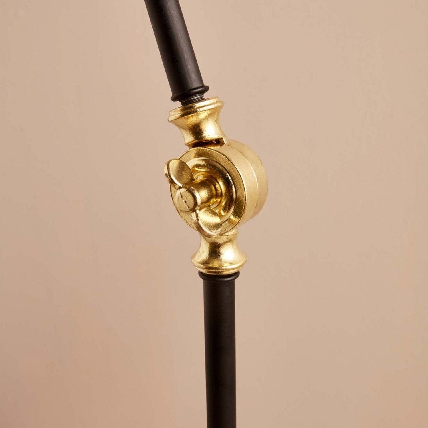 Lampadar AYD-3477, negru, PVC/metal, 38x150 cm