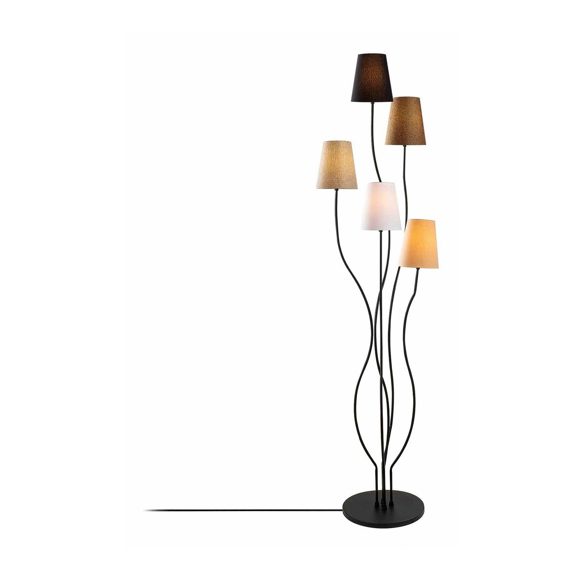 Lampadar BONIBON-13233, multicolor, metal/material textil, 14x160 cm