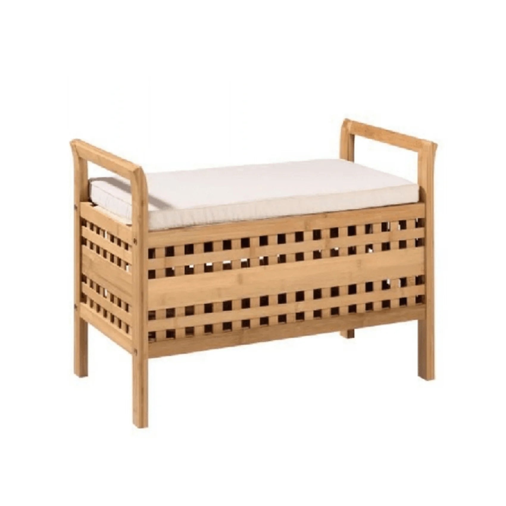 Bancheta TOLOSA, stejar auriu/gri, material textil/negru, 69x37x50 cm