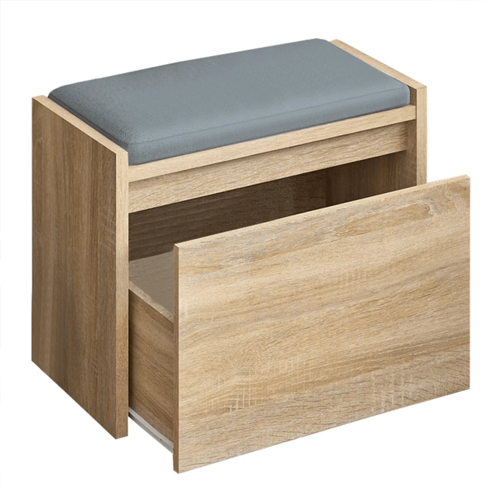 Pantofar BERGI, stejar sonoma, DTD laminat, 60x30x45 cm